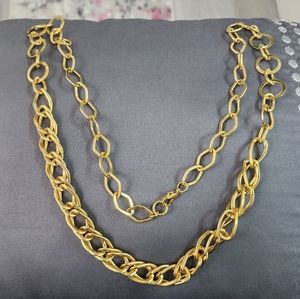 Gold Colored Chain Necklace